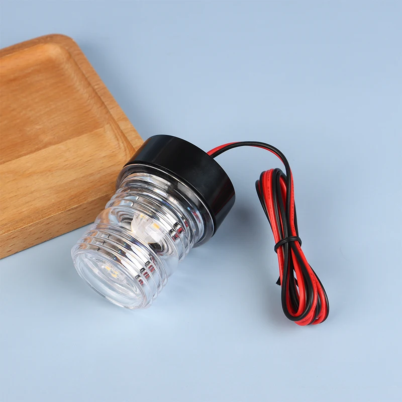 ไฟสมอเรือทรงกลม360องศาไฟ LED 12V กันน้ำไฟเดินเรือเรือยอชท์6300K โคมไฟสมอเรือ
