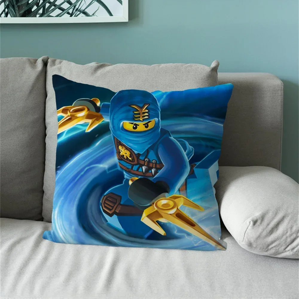 The L-Lego N-Ninjago Pillow Case Pillowcase Living Room Sofa Super Soft Cushion Cover Suitable For Home Bedroom Room Decoration