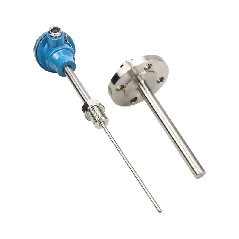 Explosion proof thermistor/even armored WZPK-246 platinum thermistor PT100 probe integrated temperature transmitter