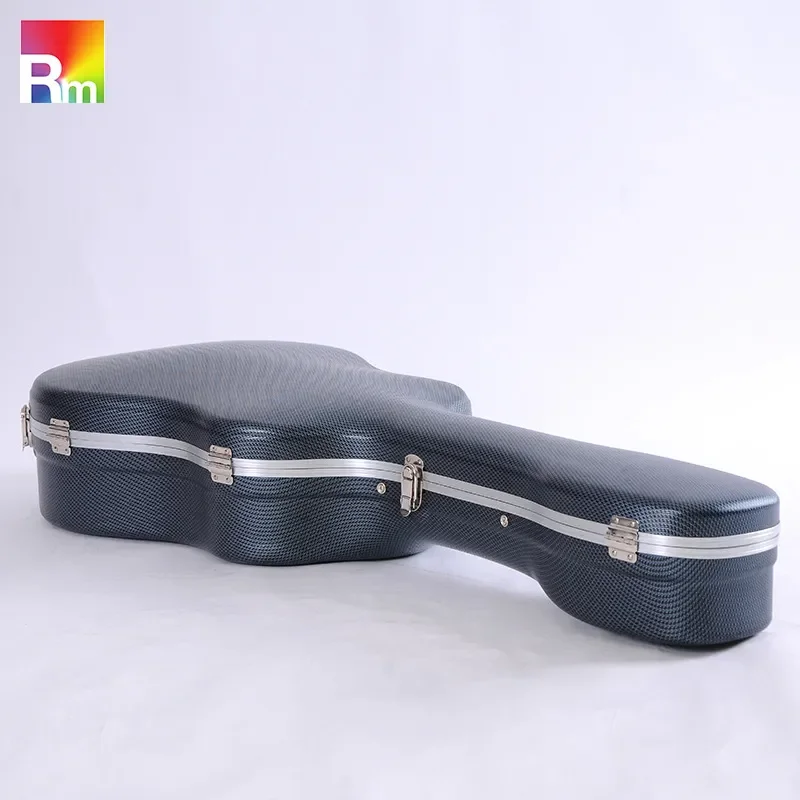 ABS Hard Shell Guitar Case for Folk Classical Acoustic Guitars Pressure Resistant Protective Box Airline Check in Approved