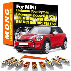 For MINI Clubman Paceman Countryman Cooper S D JCW R50 R52 R53 R55 R56 R57 R58 R59 R60 R61 F55 F56 Interior LED Light Bulbs Kit