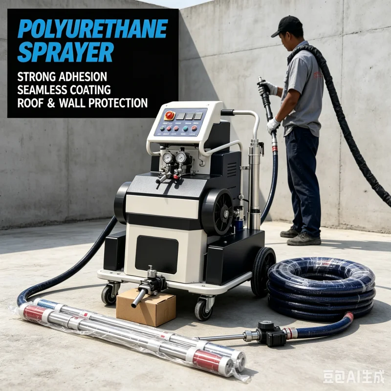 Hydraulic Polyurea Spray Coating Machine For Concrete Coating Dual Component Output Leak Free Design