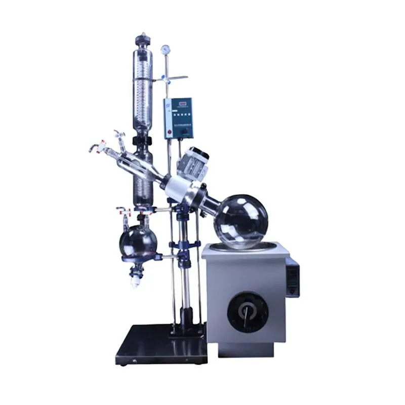 Automatic Stainless Steel Vacuum Rotary Evaporator With Pump For Laboratory Alcohol Distillation