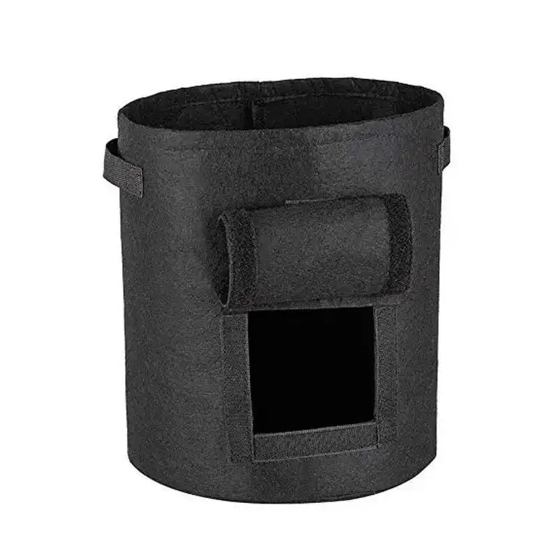 Felt Potato Grow Bags Eco-Friendly Thick Breathable Felt Reusable Planters for Balcony Yard Vegetable Gardening