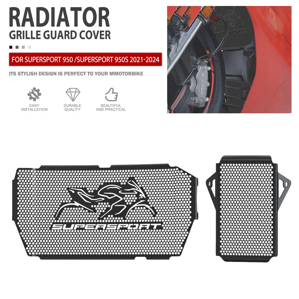 

Radiator Guard For Ducati SuperSport 950 / SuperSport 950S 2021 2022 2023 2024 Motorcycle Radiator Grille Cover Protector Parts