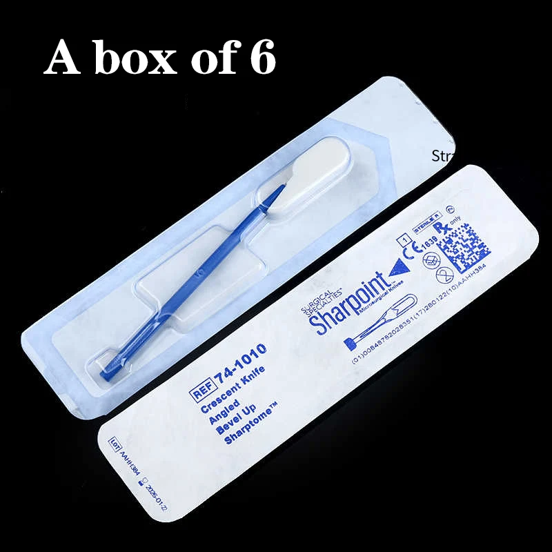 Microscópio oftálmico afiado importado faca cirúrgica oftálmica 15 graus 2.8 3.0 piercing de baioneta 3.2 faca túnel