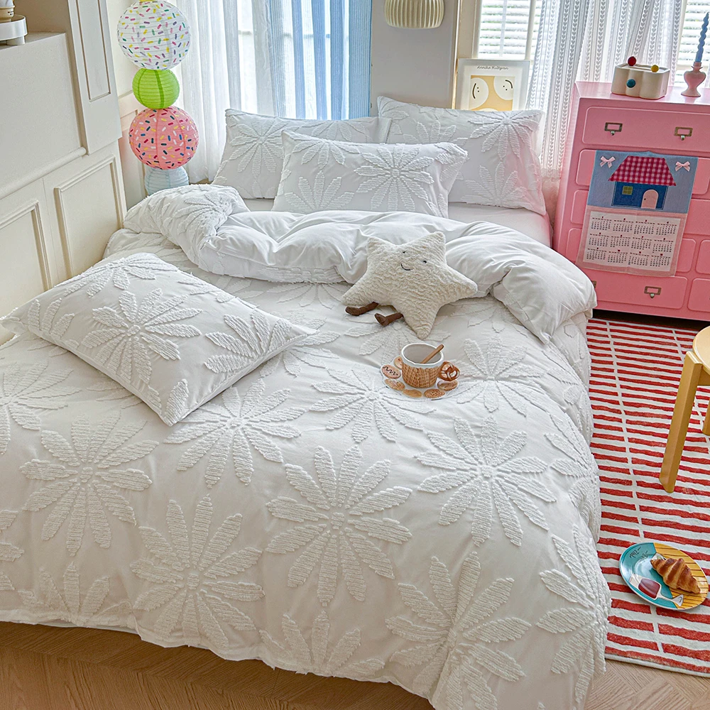 Duvet Cover Bedding Set Twin Full Queen King Size 135x200 Nordic Quilt Cover 240x220 Double Single Flower Vine Bed Linen 200x200