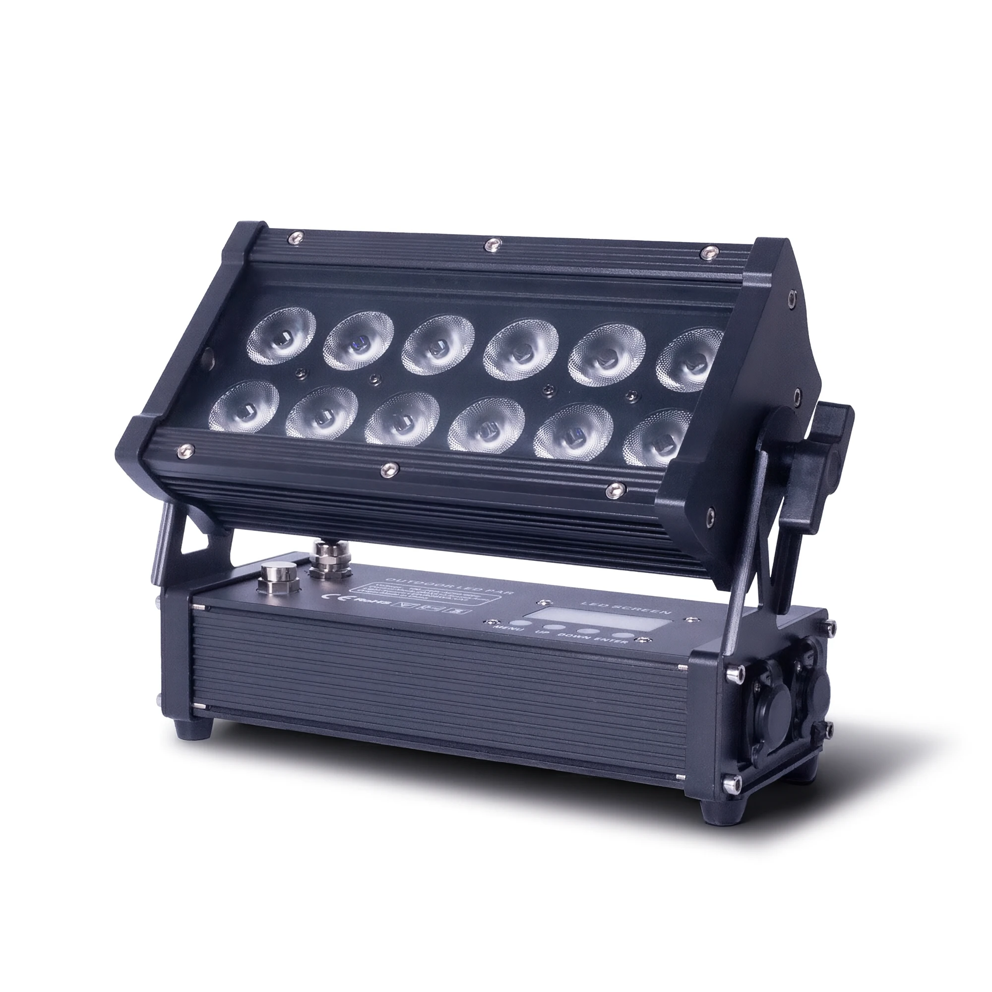 

Pknight 12x18W RGBWA+UV LED Par Light Battery Powered Wireless DMX Uplight IP65 Waterproof Rechargeable Stage Wedding Party DJ