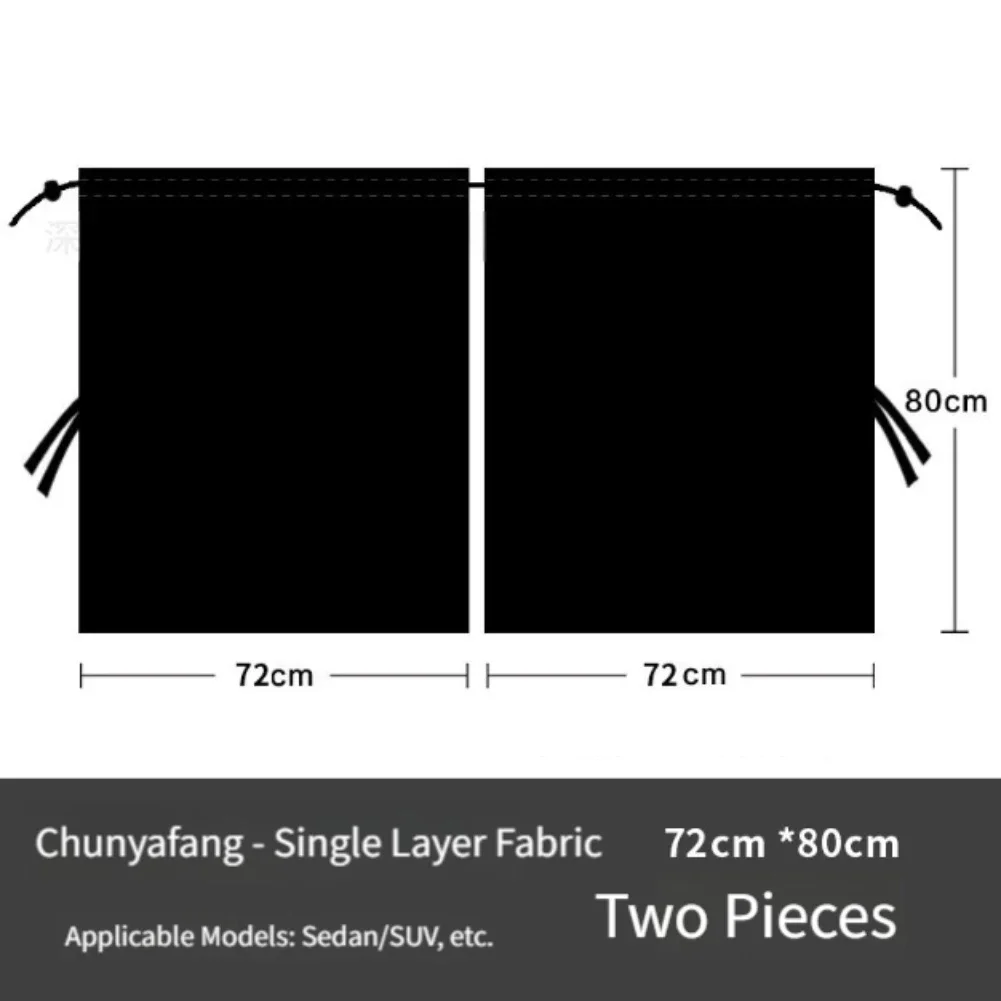Privacy Curtain for Car Partition and Sunshade Divider Creating Private Space for Passengers and Blocking Sunlight on Road Trips