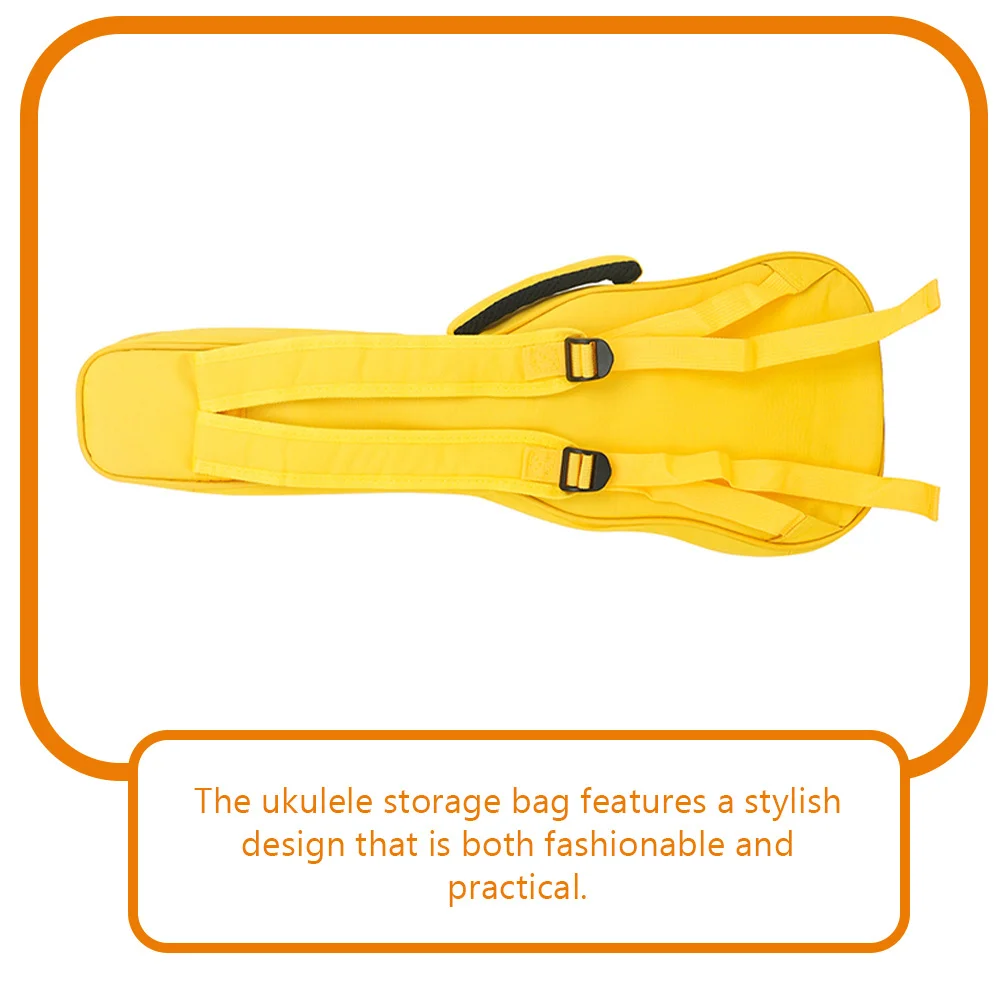 Ukulele Bag 23 Inch Lightweight Durable Solid Material Easy Clean Carrying Case for Ukulele Professional Storage Organizer