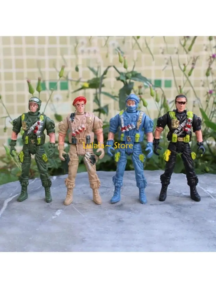 

Y4QA 8pcs Men Soldies Soldiple Sutsts Action фигур