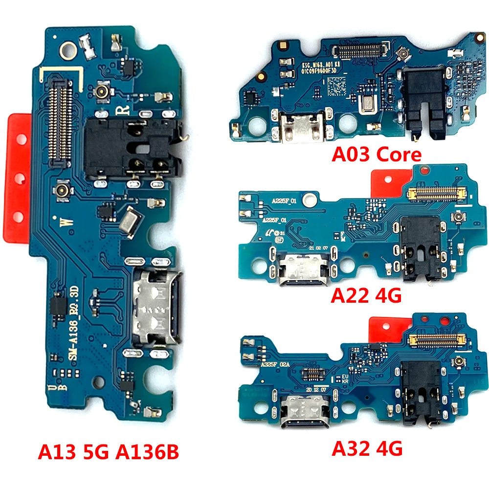 USB Charger Charging Board Dock Port Connector Flex Cable For Samsung A12 A02 A02s A03s A03 Core A13 A22 A32 A33 A53 A04 4G 5G