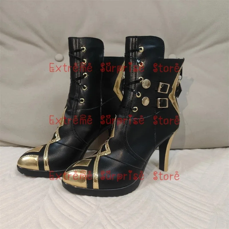 36-43 Size IN STOCK Arlecchino Cosplay Shoes genshin impact cosplay Arlecchino High Heels Cosplay Shoes Prop