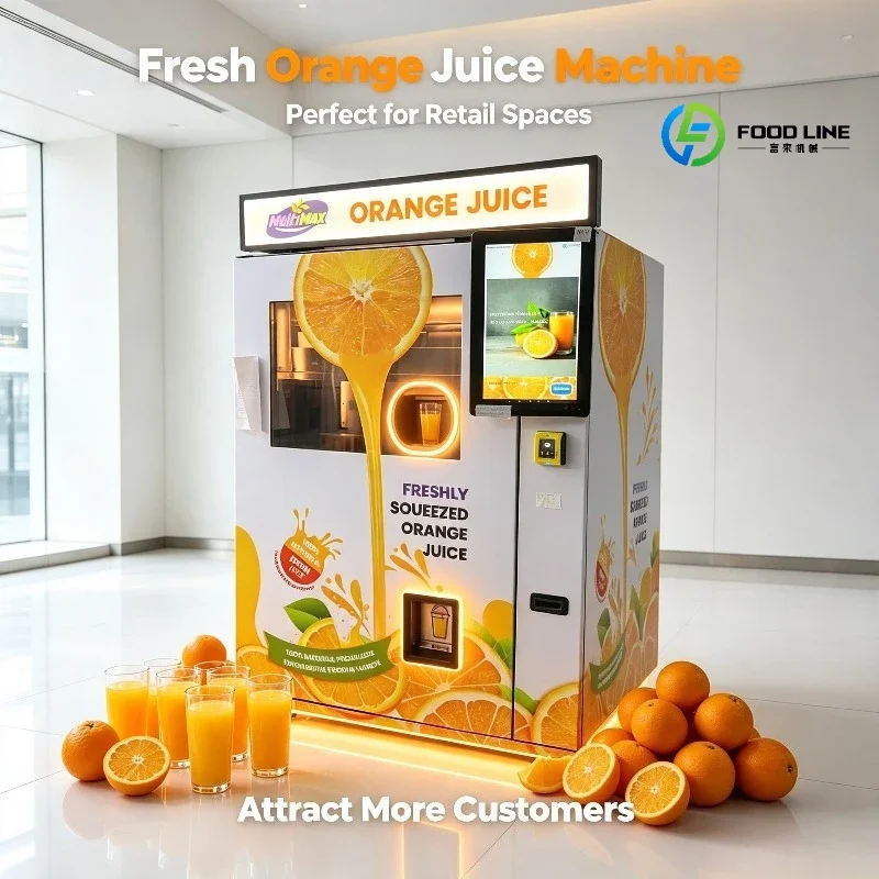 FL Fresh Squeezed Orange Juice Vending Machine Price High Quality Vending Machine Orange Juice Customized
