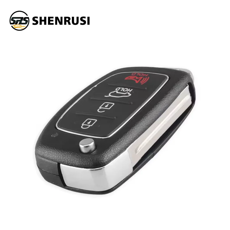 SHENRUSI 4-кнопочный складной чехол для дистанционного ключа для HYUNDAI Mistra Santa Fe Sonata Tucson Accent I30 I40 I45