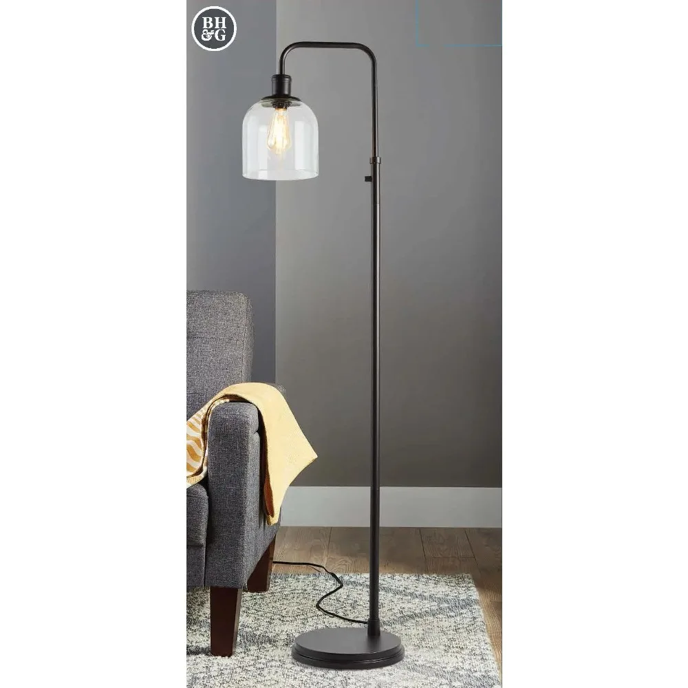 

Standing Lamps for Living Room Decor Free Shipping 60 in 1-Light Floor Lamp Black Metal Finish Home Decoration Decorations