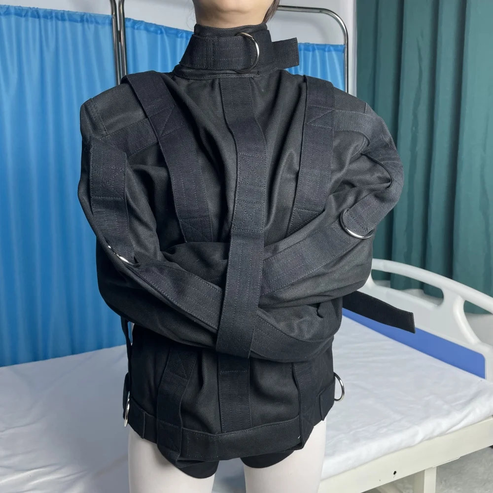 Restraint Jacket Medical Psychiatry Straightjacket Protection Belt Restraing Clothing for Hospital Patients