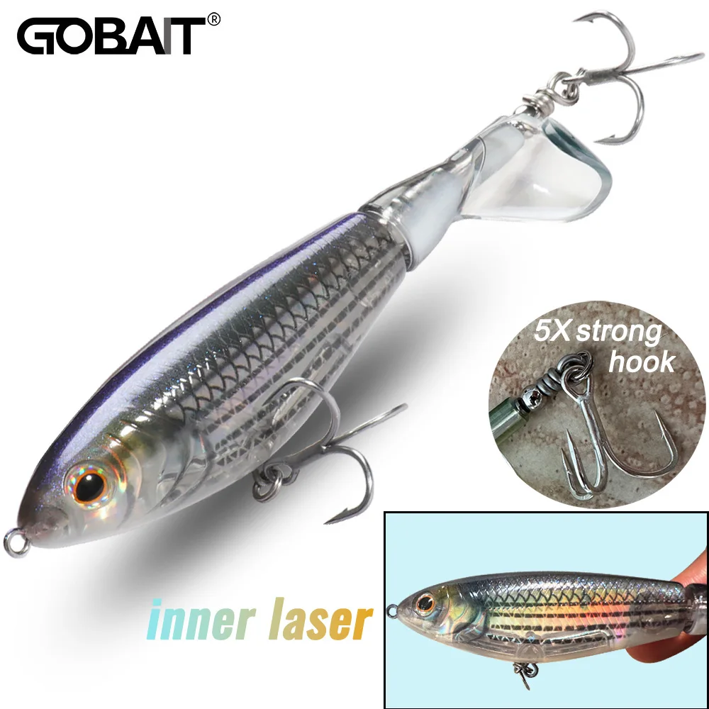 Пропеллер Plopper 20 г 27 г Крючок Swimbait Pesca Вращающийся хвостовой воблер Спиннербейт Рыболовная приманка Topwater Crankbait Chopp Lure
