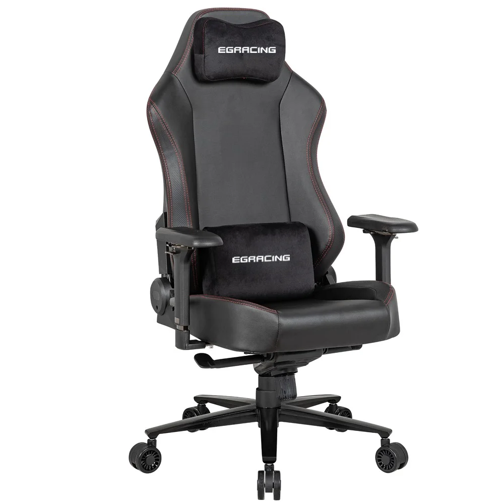 

High-End Executive Gamer Racing Chair Swivel Reclining PU Leather 4D Adjustable Armrest Cooling Feature Metal Iron Base