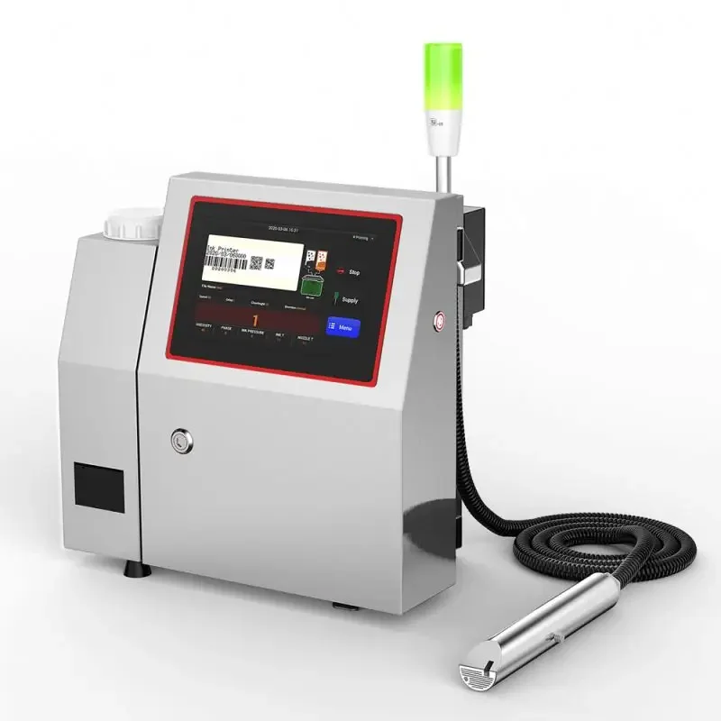 Metal Making Industrial Printers For Data Matrix Continuous Ink Wire Machine Automatic Marking With Qr Code Cij Inkjet Printer