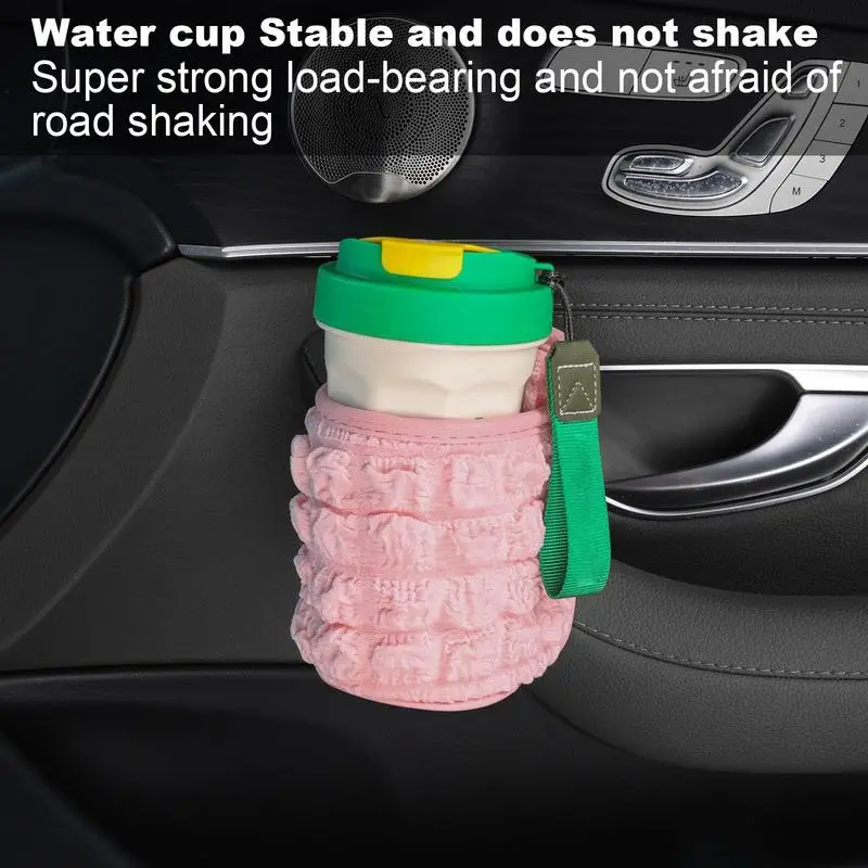 

Автомобильный держатель для стакана на окно, автоматический держатель для бутылки с водой, сумка, многофункциональный органайзер для кружки с противоскользящим зажимом, дизайн для дорожного грузовика