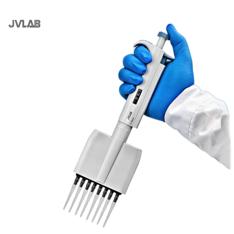 

Multi-channel Pipette Eight-Channel Mechanical Adjustable Volume Pipette-TopPette Twelve-channel Pipettor Pipet 0.5~300ul OEM