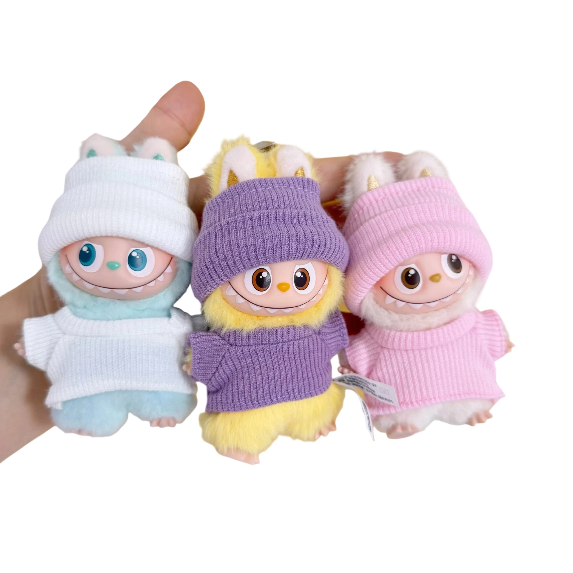 

Мини-одежда Labubu для 10,5 см Labubu V4, булавка с изображением монстров для любви, кукольная одежда, аксессуары, Ropa Labubu