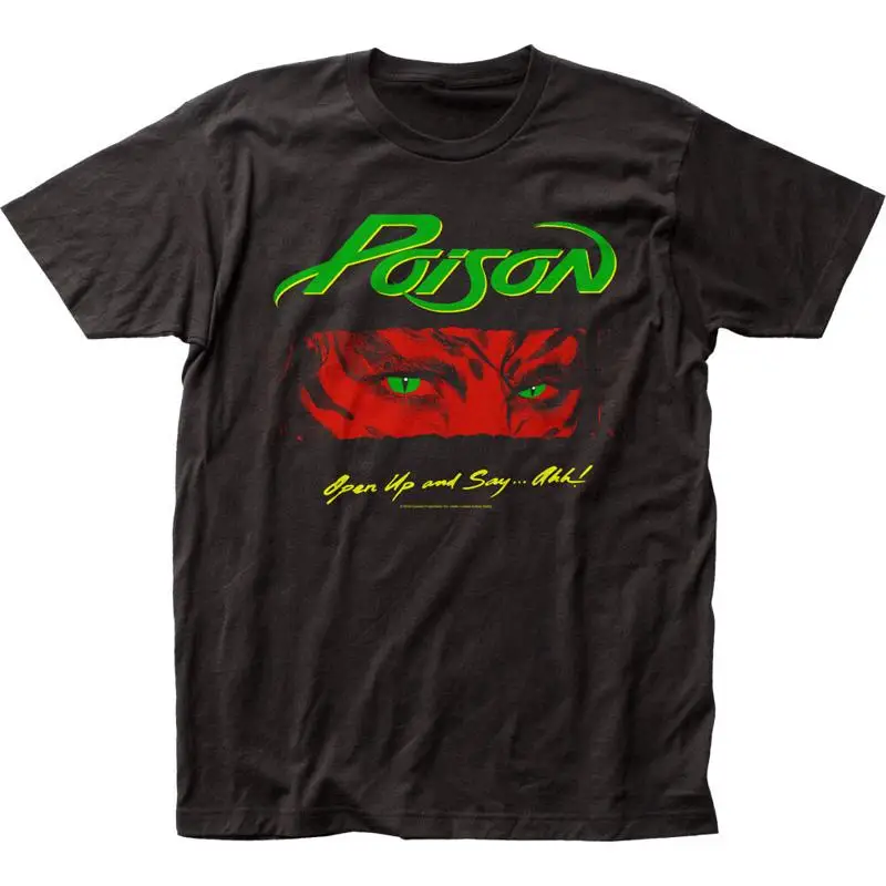 Open Up And Say Ahh T Shirt Mens Rock And Roll Music Clasic Band Black