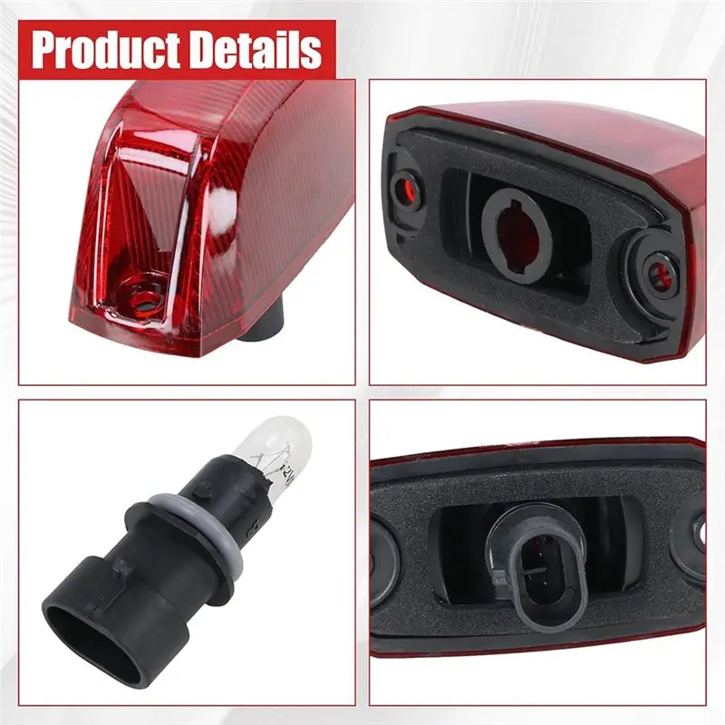A82M-For Dodge RAM Promaster 1500 2500 3500 2014-2023 Rear Cab Roof Clearance Marker Lights- 68169776AA 68169776AB 68169776AC
