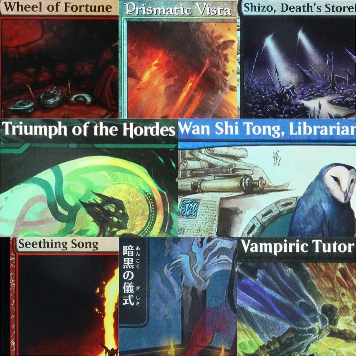 Foil 'Seething Song/Roaming Throne/Veil of Summer' TCG Proxy Game Collection Cards Quality Board Playing Trading Cards