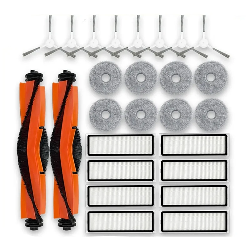 شاومى ميجيا روبوت ممسحة فراغية 3S ، B108CN ، B113CN ، فرشاة جانبية رئيسية ، فلتر هيبا ، قطع غيار ممسحة