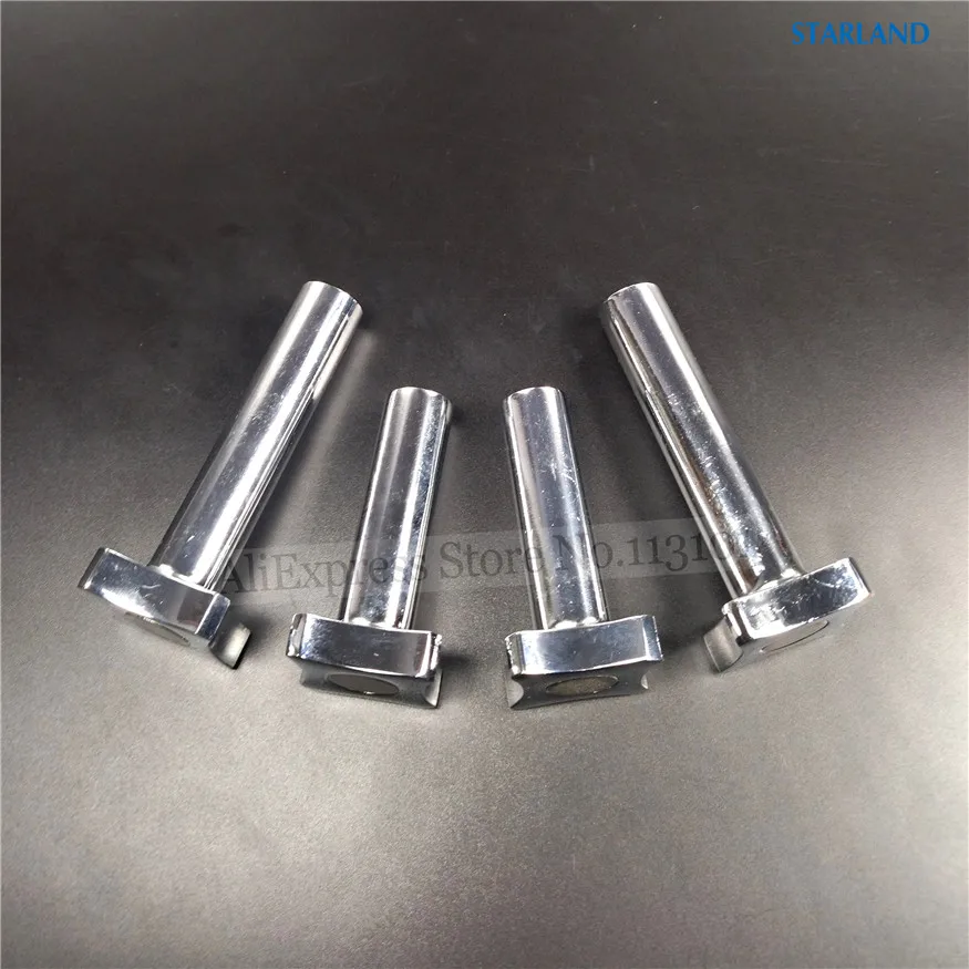 4 Pieces Tight Nuts Metal Clamping Bolts Silver Color Spare Parts For Soft Serve Machines Ice Cream Makers Fittings M8 Or M10