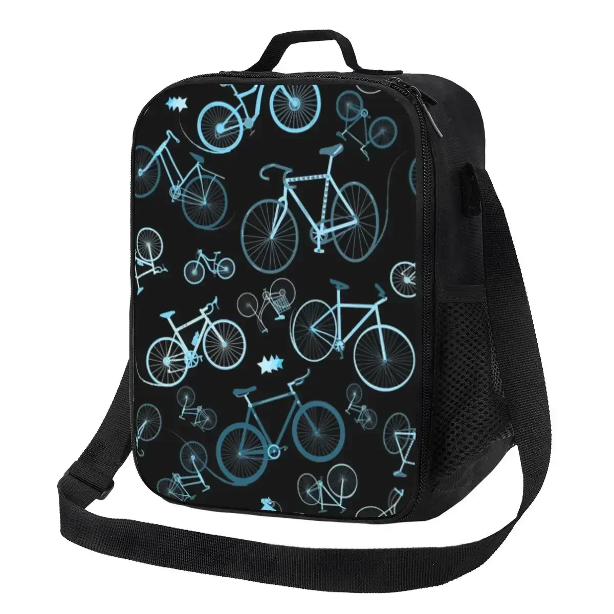 Bicycle Bike Lunch Bag Men Women Cooler Thermal Insulated Lunch Box for Kids School Children