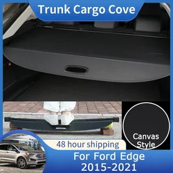 For Ford Edge 2015 2016 2017 2018 2019 2020 2021 Rear Trunk Cargo Cover Retractable Waterproof Shield Shade Curtain Accessories