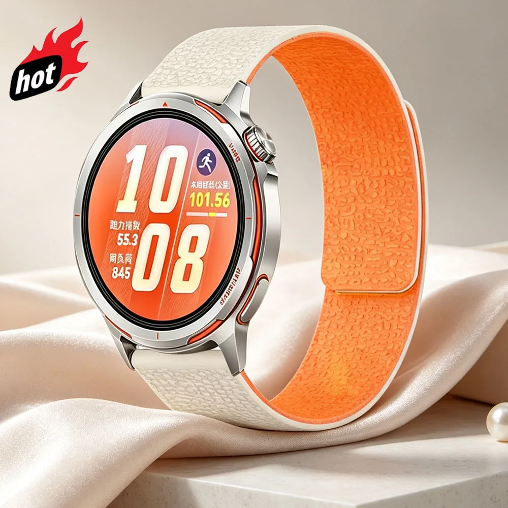 20/22mm Magnetic Silicone Strap for Huawei Watch GT Runner 2/Ultimate 2/GT6-5-4 46mm Bracele Amazfit Balance 3 2/Bip Max/6 Band