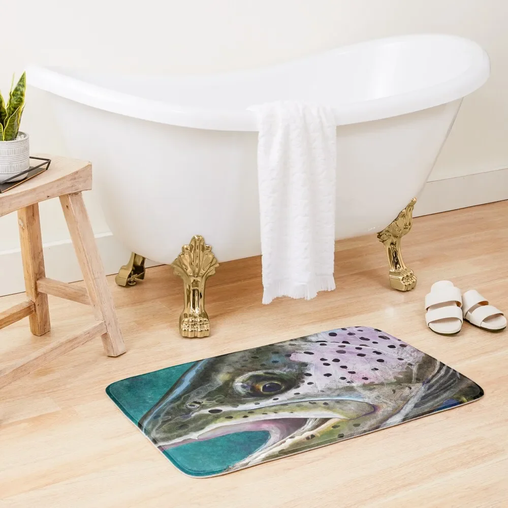 

The Steelhead Trout Bath Mat Bathroom Rugs Bathroom And Shower Products Bathroom Accessories Sets Set For Mat