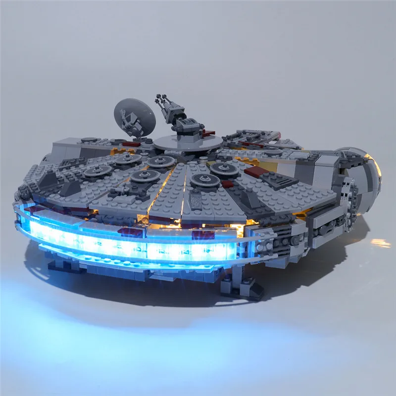 Lighting Set For 75257 Millennium Falcon Staring Wars Not Include Building Blocks (Only Led Light Kit)