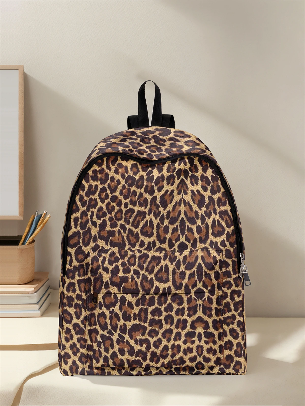 Leopard Print Pattern Backpack, New Model for 2025, Casual Travel Backpack, Lightweight and Simple Casual Travel Backpack