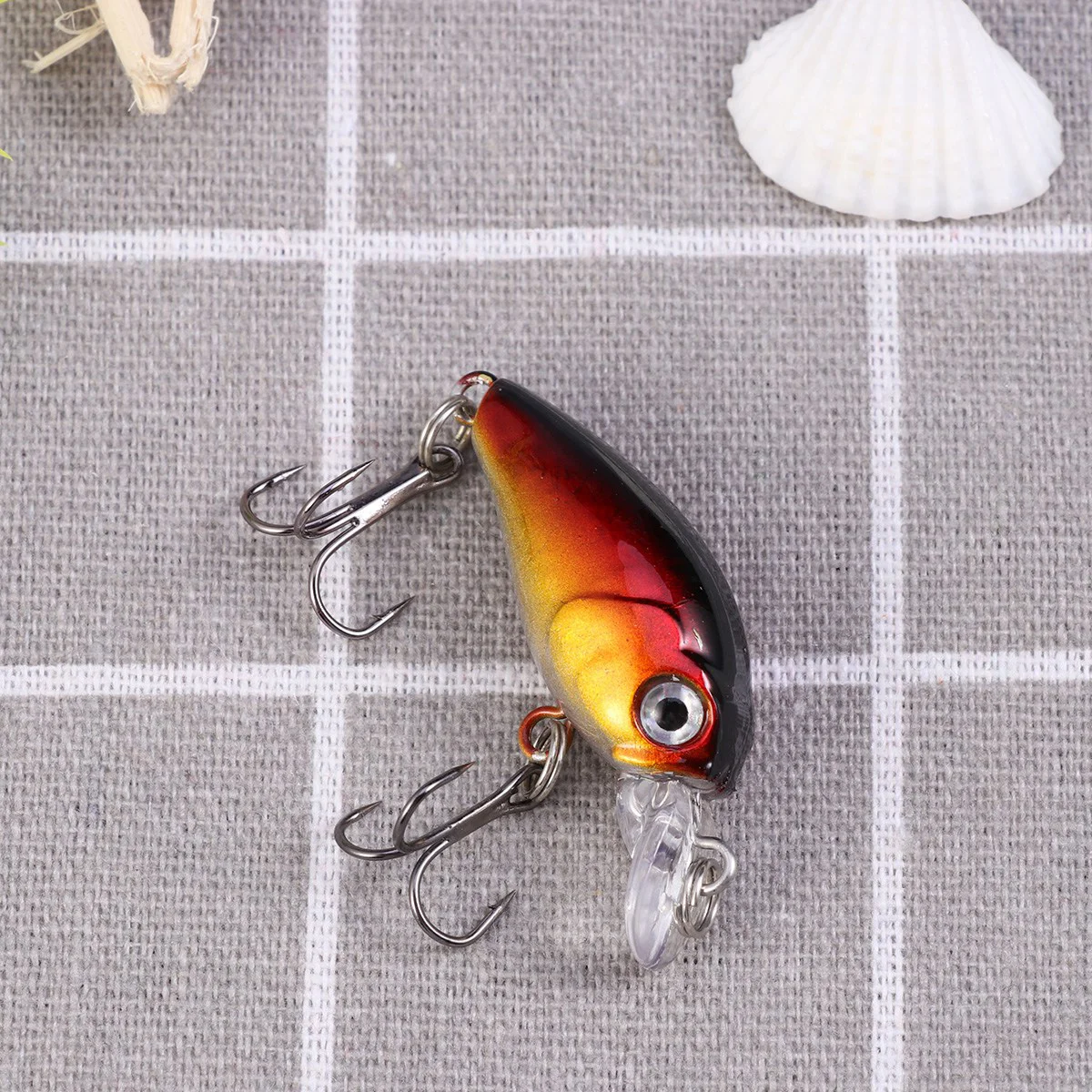 Fatty Plastic Hard Bait Hard Baits Fishing Lure Floating Fishing Lure for Saltwater Freshwater - #1