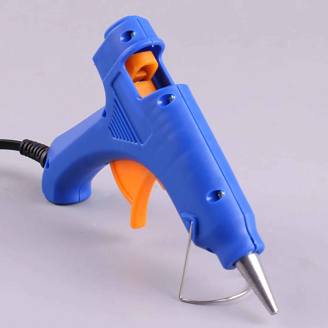 Cz pistola de cola quente 20w tamanho pequeno 7mm de espessura haste de cola arma elétrica de derretimento ferramenta de reparo de modelo de aeronave