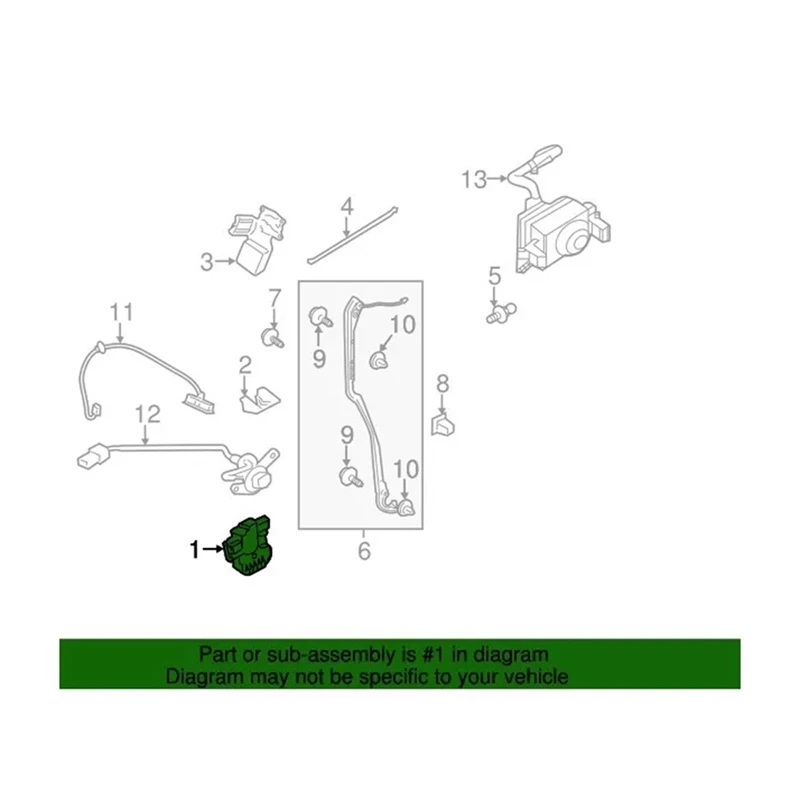 Car Liftgate Latch Lock Actuator 90500-1AA0A, 90500-1AA1A For Armada 2010-2022 QX80 2010-2022