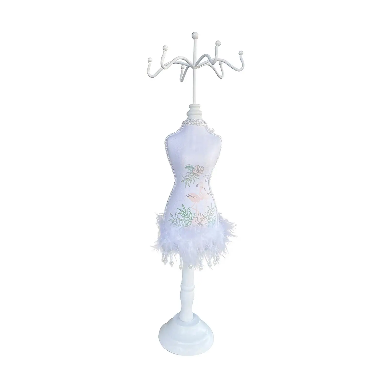 Jewelry Display Stand Valentine's Day Gift Hanger Lady Model Hanging Jewelry Organizer for Earring Bracelet Bangle Home Decor