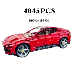 Building Block MOC-180732 SUV Family Car 42143 Improved Racing Model 4045PCS Assembly Building Block Toys DIY Birthday Gift