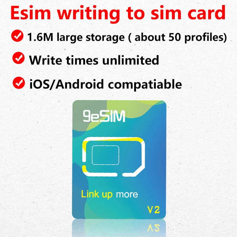 esim to sim  card adapter for android 、iphone 15 16pro max 14，removable euicc esim card  physical converter，5ber esim card estk