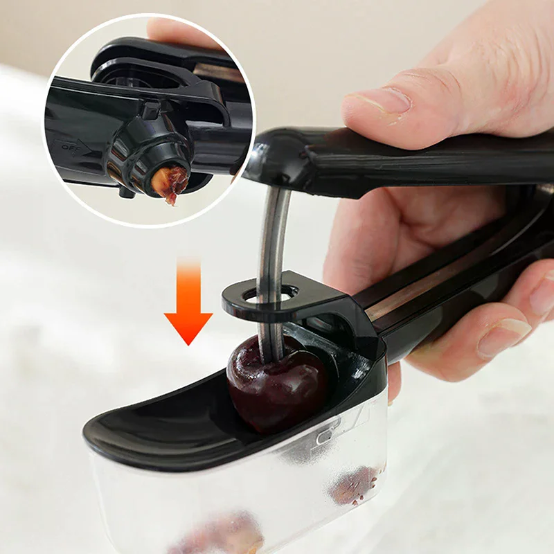 Cherry Pitter,Cherries Corer Pitter Tool With Hand Held Push Design,Cherry Pitter Tool Pit Remover Heavy,Save Time And Space