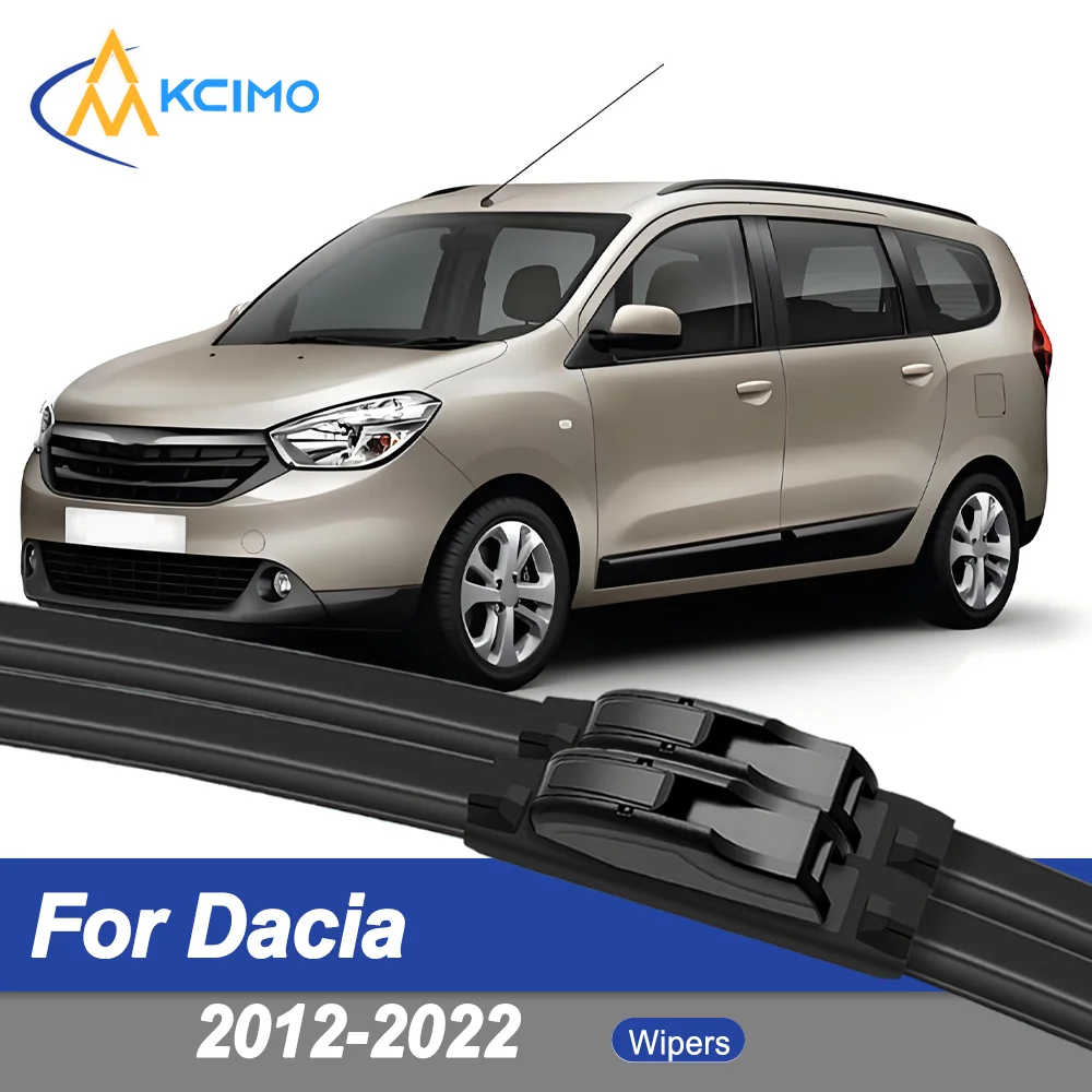 

Premium Rubber Durable Silent Windshield Wiper Blades 2pcs for Dacia Lodgy 2012-2022 Renault Lodgy Front Wiper Blades Set
