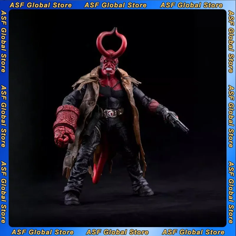 

Новая 18 см аниме-фигурка Hell Boy, модель из ПВХ, украшение для рабочего стола, статуя, периферийные устройства, украшения, коллекционная модель, подарки на день рождения, игрушка для ребенка
