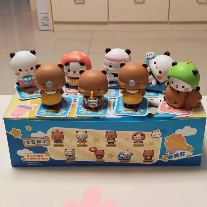 

New Yier And Bubu Busy Cute Series Blind Box Cute Doll Desktop Ornament Home Office Decoration Collectible Toy Mystery Box Gift