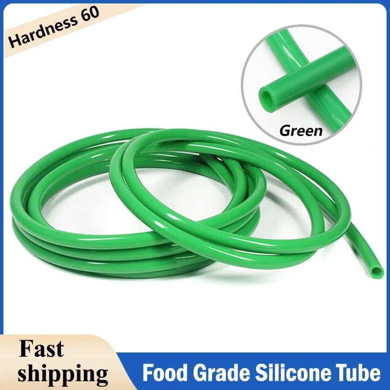 1/3/5/10M Food Grade Soft Silicone Rubber Hose ID 0.5mm ~ 32mm Flexible Nontoxic Aquarium Irrigation Garden Water Tubing Green