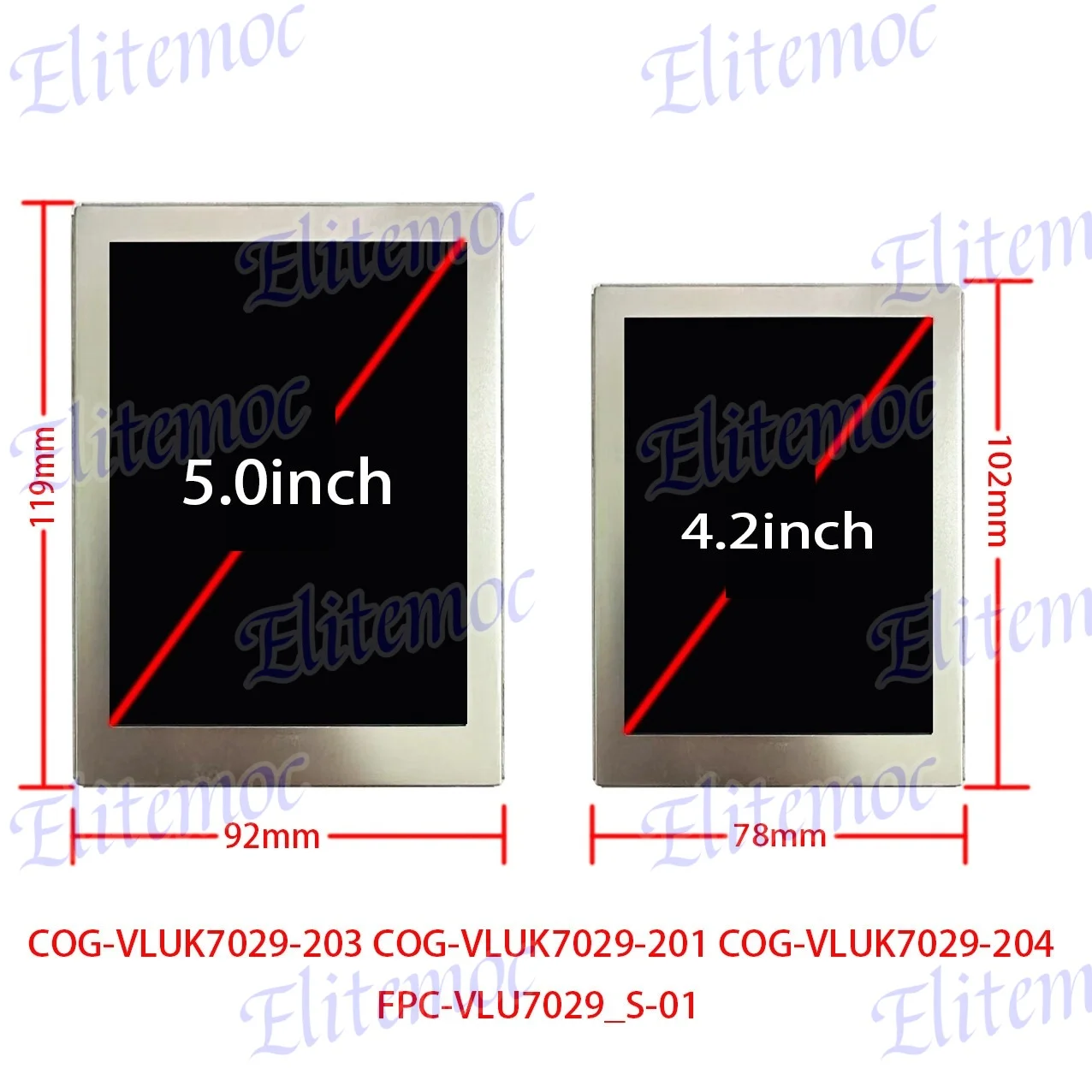 

5inch LCD Screen COG-VLUK7016-201 for Mercedes-Benz Actros Tourismo Instrument Cluster Dashboard COG-VLUK7029-204